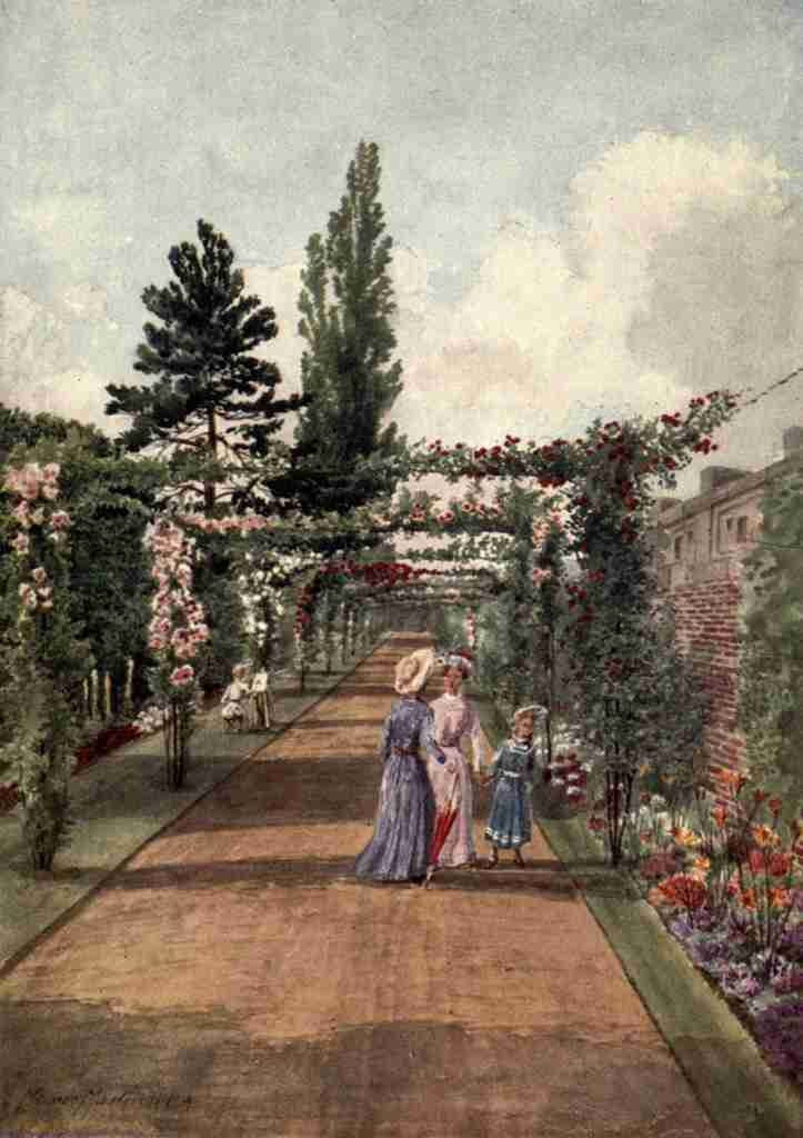 Martin Thomas Mower 1838 1934 Kew Gardens 1908 The Rosary A4 Photo Print