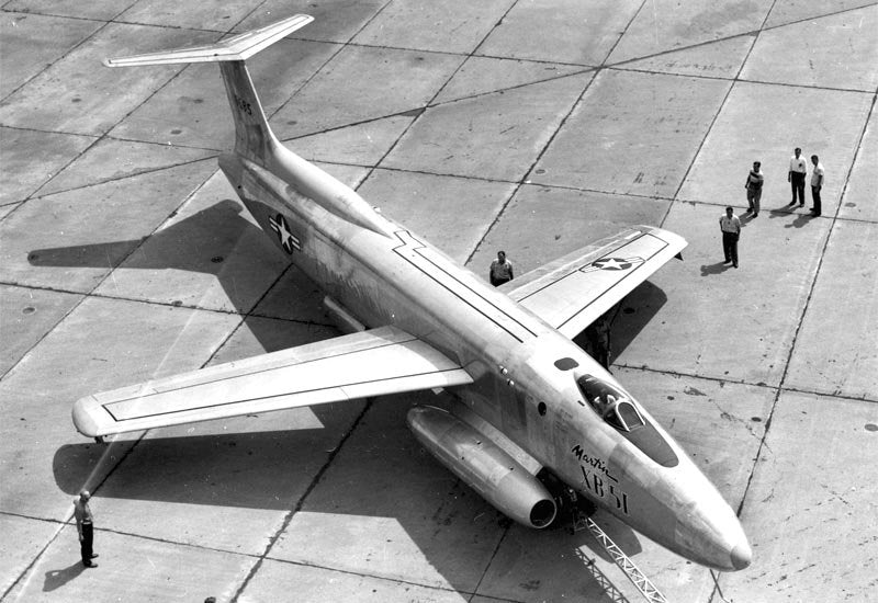 Martin Xb51 Jet Bomber Prototype 2 A4 Photo Print