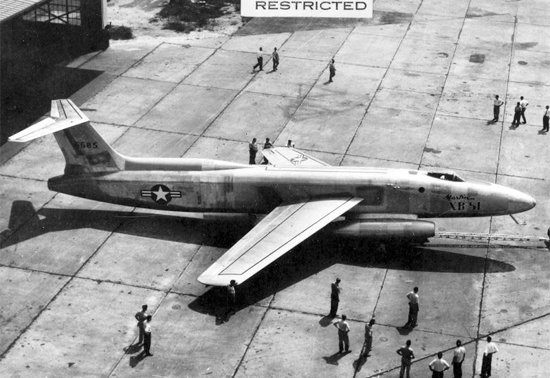 Martin Xb51 Jet Bomber Prototype 3 A4 Photo Print
