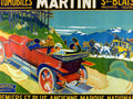 Martini Car St Vintage Retro Advert Poster A4 Photo Print