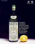 Martini Dry Lemon Vintage Retro Advert Poster A4 Photo Print