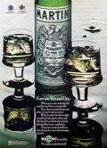 Martini Glasses Vintage Retro Advert Poster A4 Photo Print