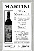 Martini Vermouth Bottle Vintage Retro Advert Poster A4 Photo Print