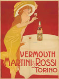 Martini Vermouth Poster Vintage Retro Advert Poster