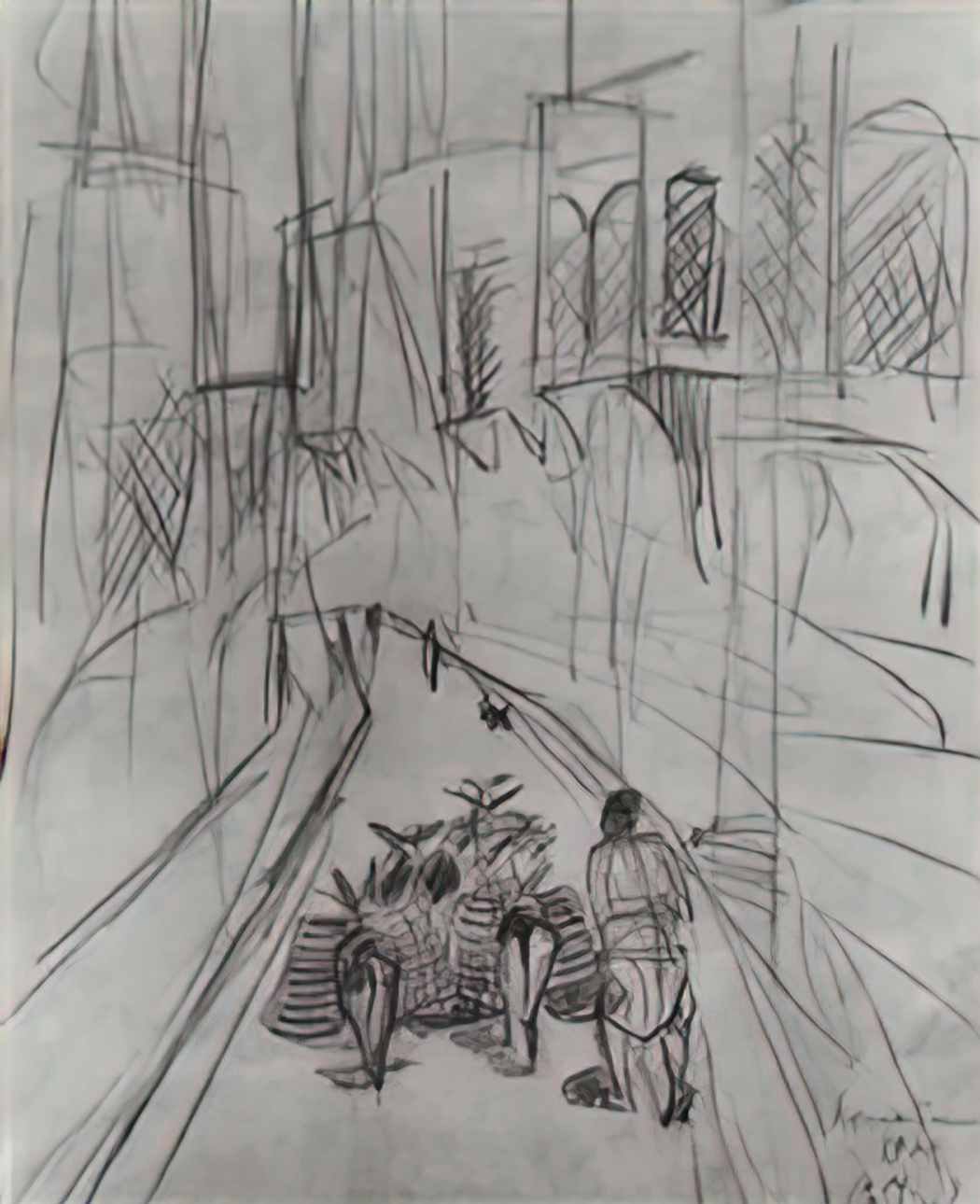 Martiros Sarian a street 1910 Art A4 Photo Print