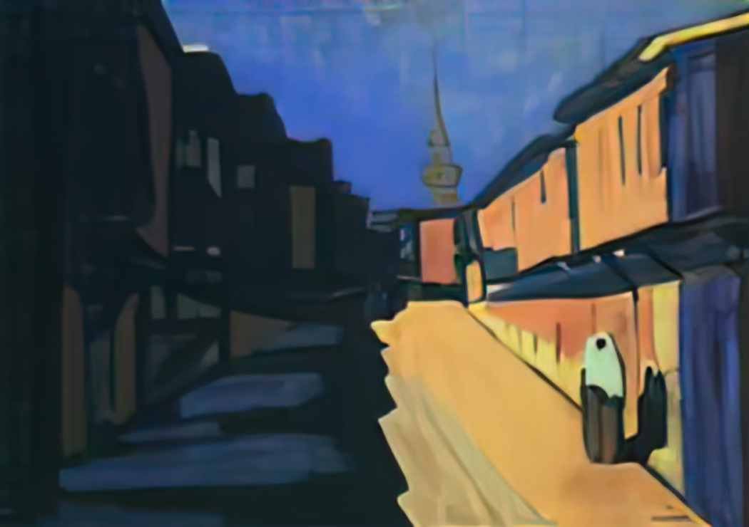 Martiros Sarian a street evening 1910 Art A4 Photo Print