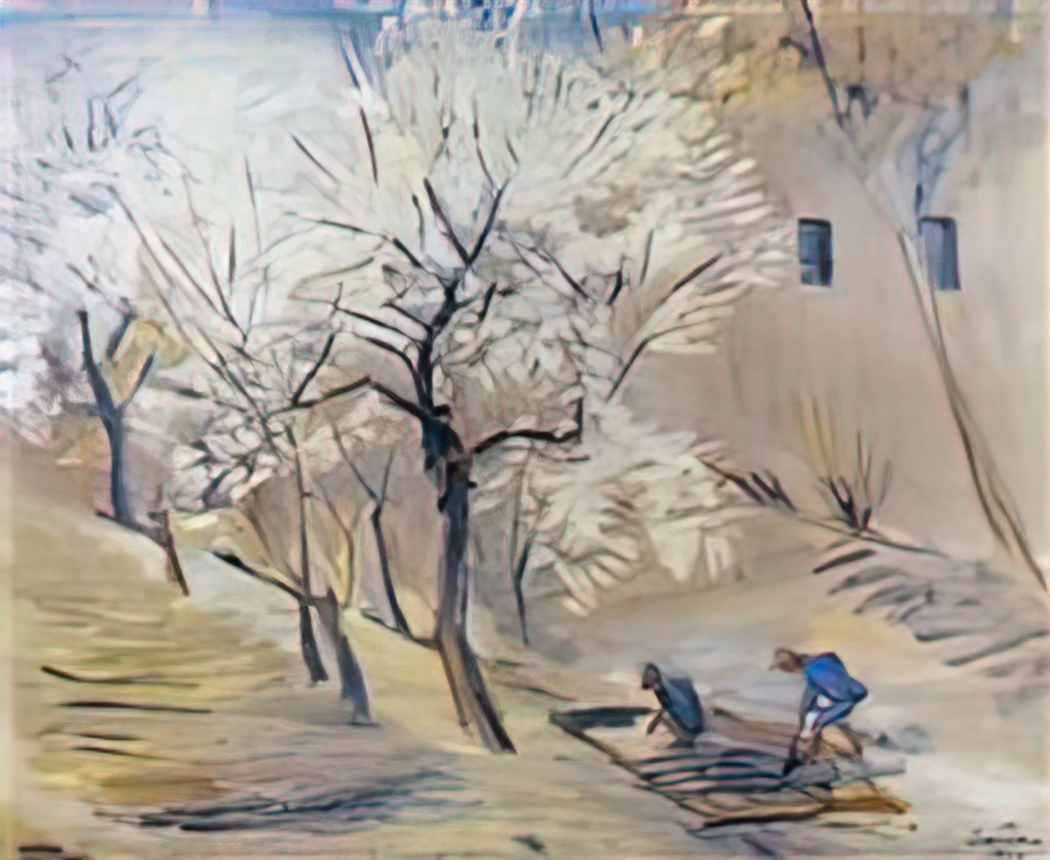 Martiros Sarian apricot trees in blossom 1929 Art A4 Photo Print