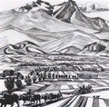 Martiros Sarian aragats 1925 Art A4 Photo Print