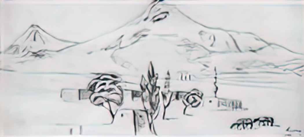 Martiros Sarian ararat 1923 Art A4 Photo Print