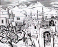 Martiros Sarian ashtarak 1934 Art A4 Photo Print