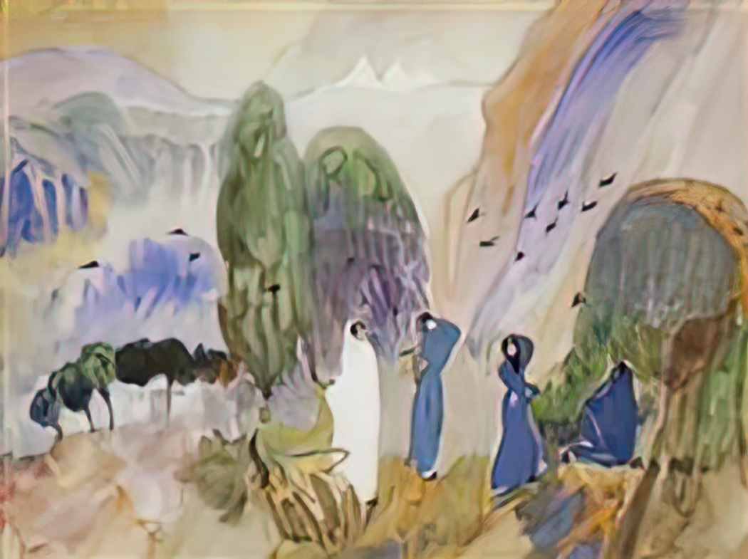 Martiros Sarian at the spring 1904 Art A4 Photo Print