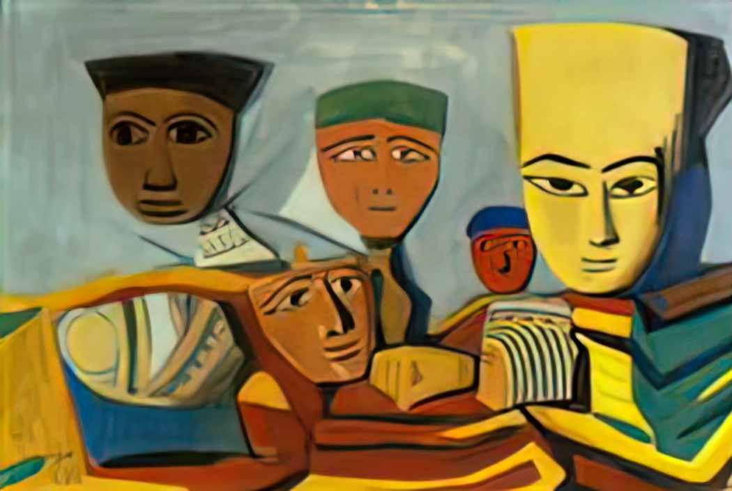 Martiros Sarian egyptian masks 1911 Art A4 Photo Print