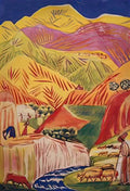 Martiros Sarian flamboyant landscape 1933 Art A4 Photo Print