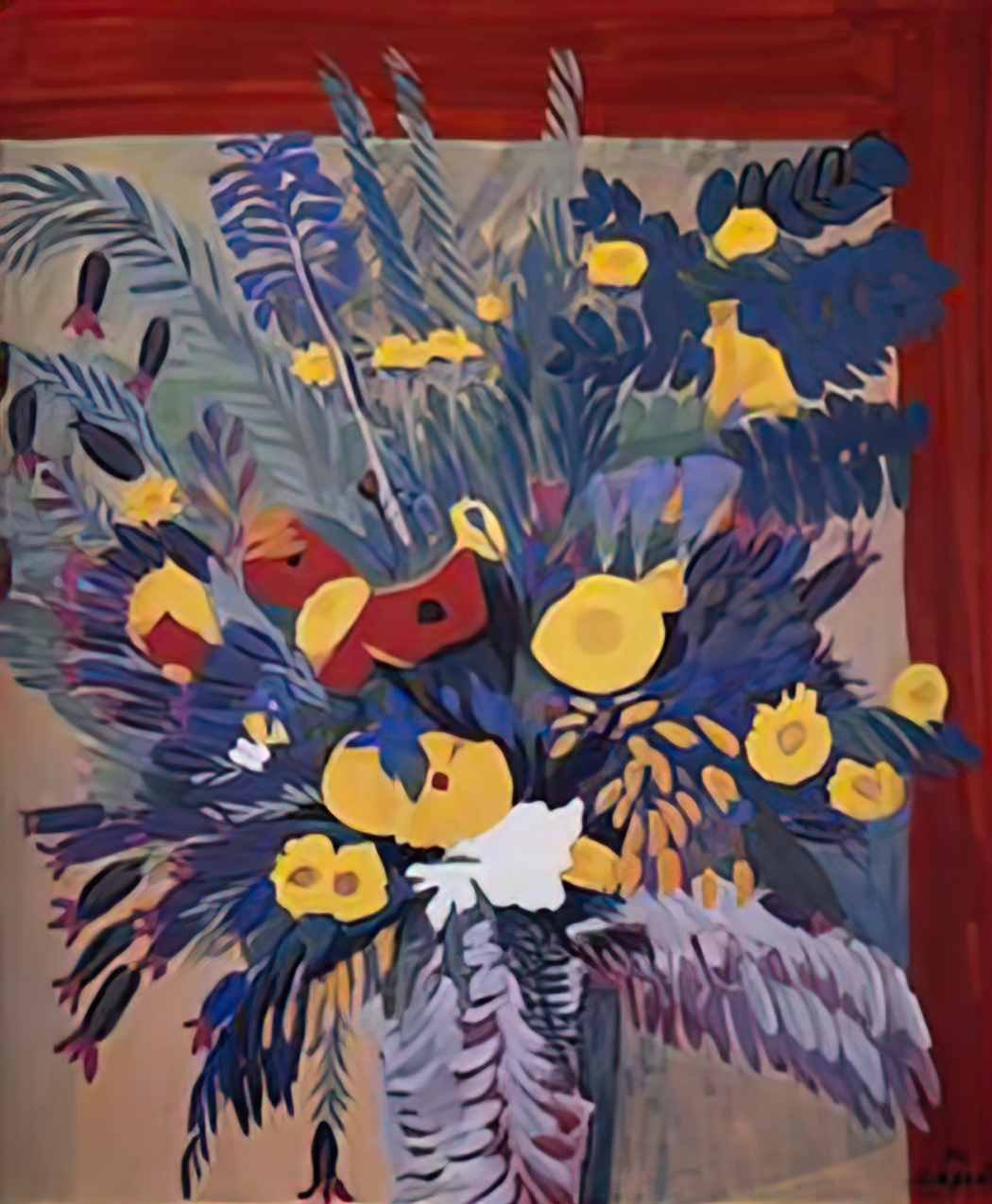 Martiros Sarian flowers from chamlych 1910 Art A4 Photo Print