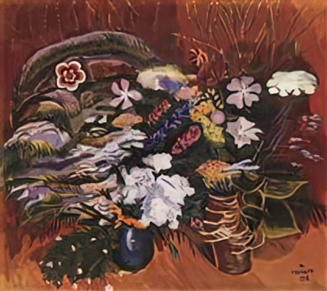 Martiros Sarian meadow flowers 1918 Art A4 Photo Print