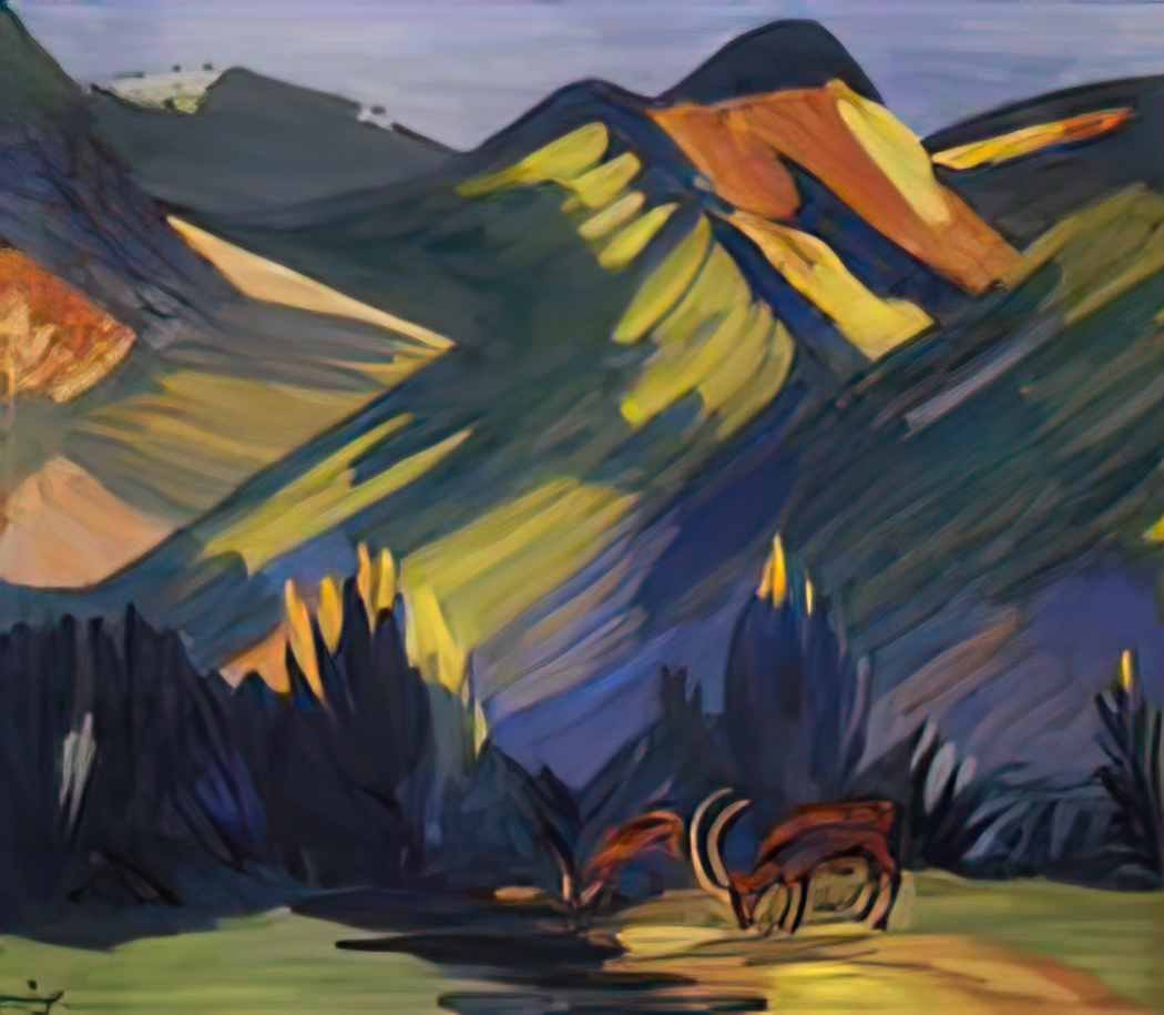 Martiros Sarian morning in stavrin 1912 Art A4 Photo Print