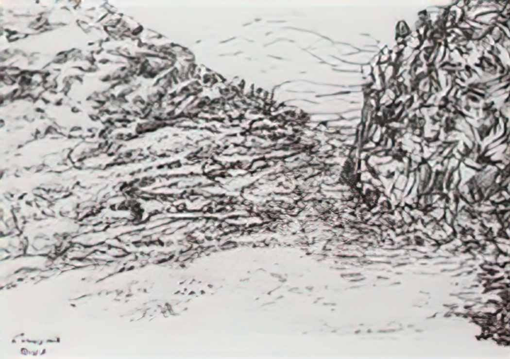 Martiros Sarian mountain river 1971 Art A4 Photo Print