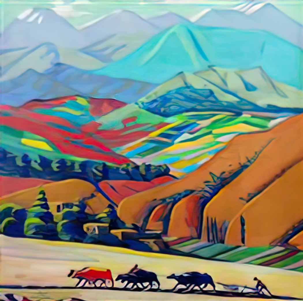 Martiros Sarian mountais 1923 Art A4 Photo Print