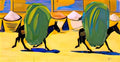 Martiros Sarian mules laden with hay 1910 Art A4 Photo Print