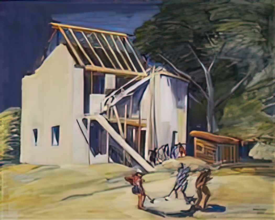 Martiros Sarian my house is erected 1932 Art A4 Photo Print