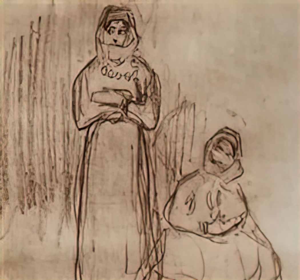 Martiros Sarian peasants 1902 Art A4 Photo Print