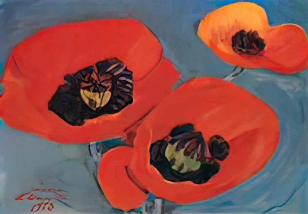Martiros Sarian poppies 1958 1 Art A4 Photo Print