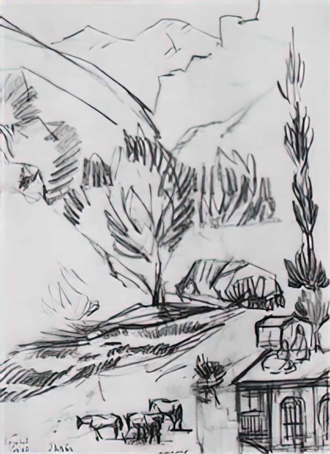 Martiros Sarian ravine 1927 Art A4 Photo Print