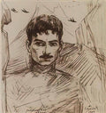 Martiros Sarian self portrait 1909 2 Art A4 Photo Print