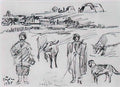 Martiros Sarian shepherds 1925 Art A4 Photo Print
