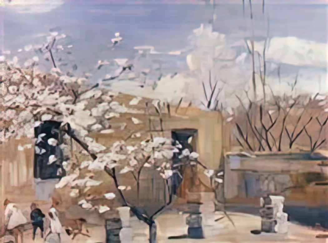 Martiros Sarian spring day 1935 Art A4 Photo Print