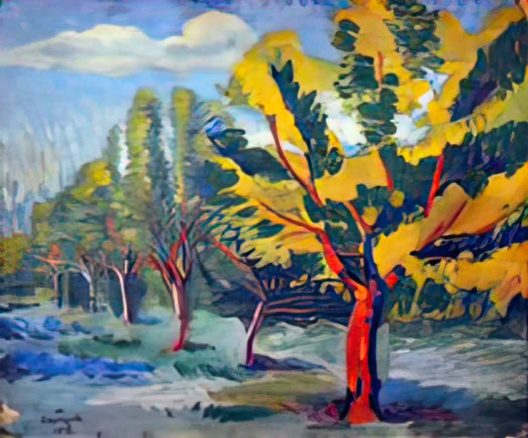 Martiros Sarian trees 1918 Art A4 Photo Print