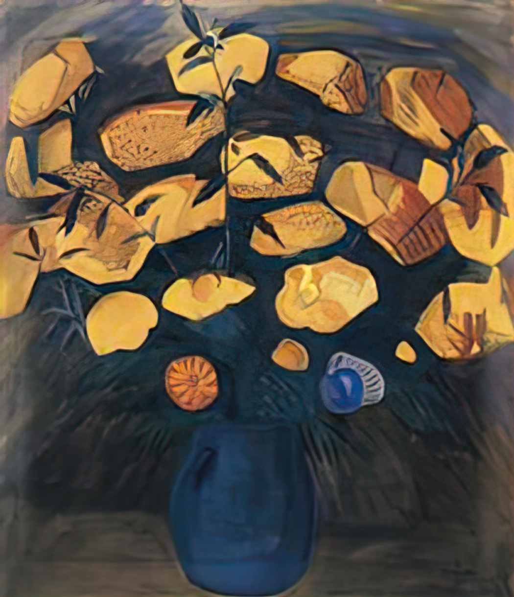 Martiros Sarian yellow flowers 1914 Art A4 Photo Print