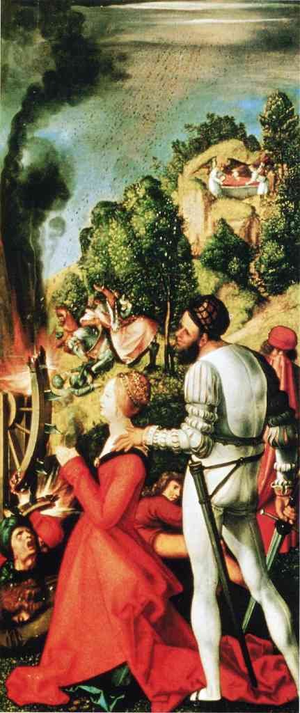 Martyrdom Of Saint Catherine Durer A4 Photo Print