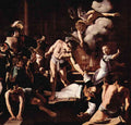 Martyrdom Of Saint Matthew Caravaggio A4 Photo Print