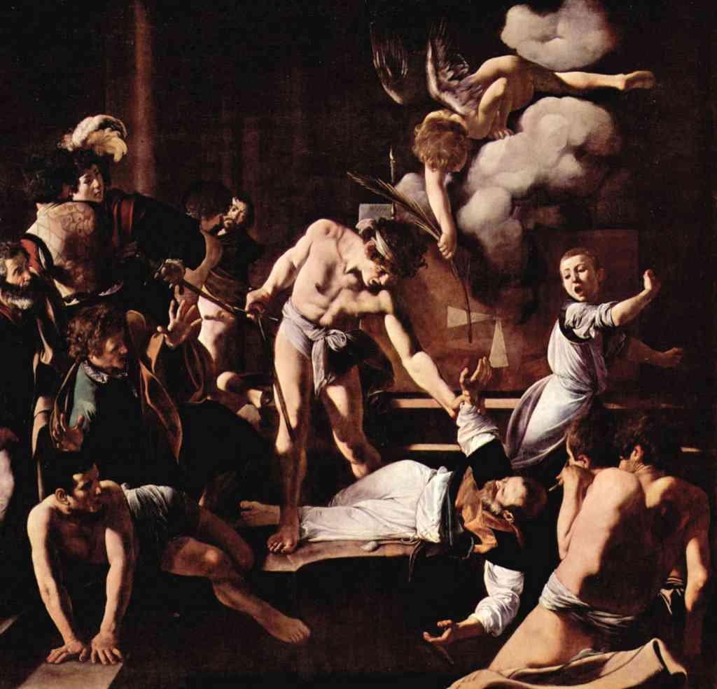Martyrdom Of Saint Matthew Caravaggio A4 Photo Print
