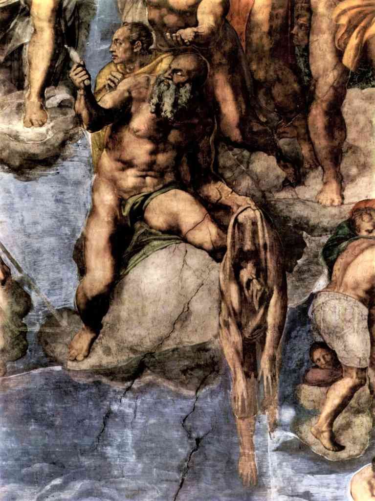 Martyrs With Human Skin Michelangelo A4 Photo Print