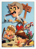 Marx Brothers Go West Vintage Retro Advert Poster A4 Photo Print