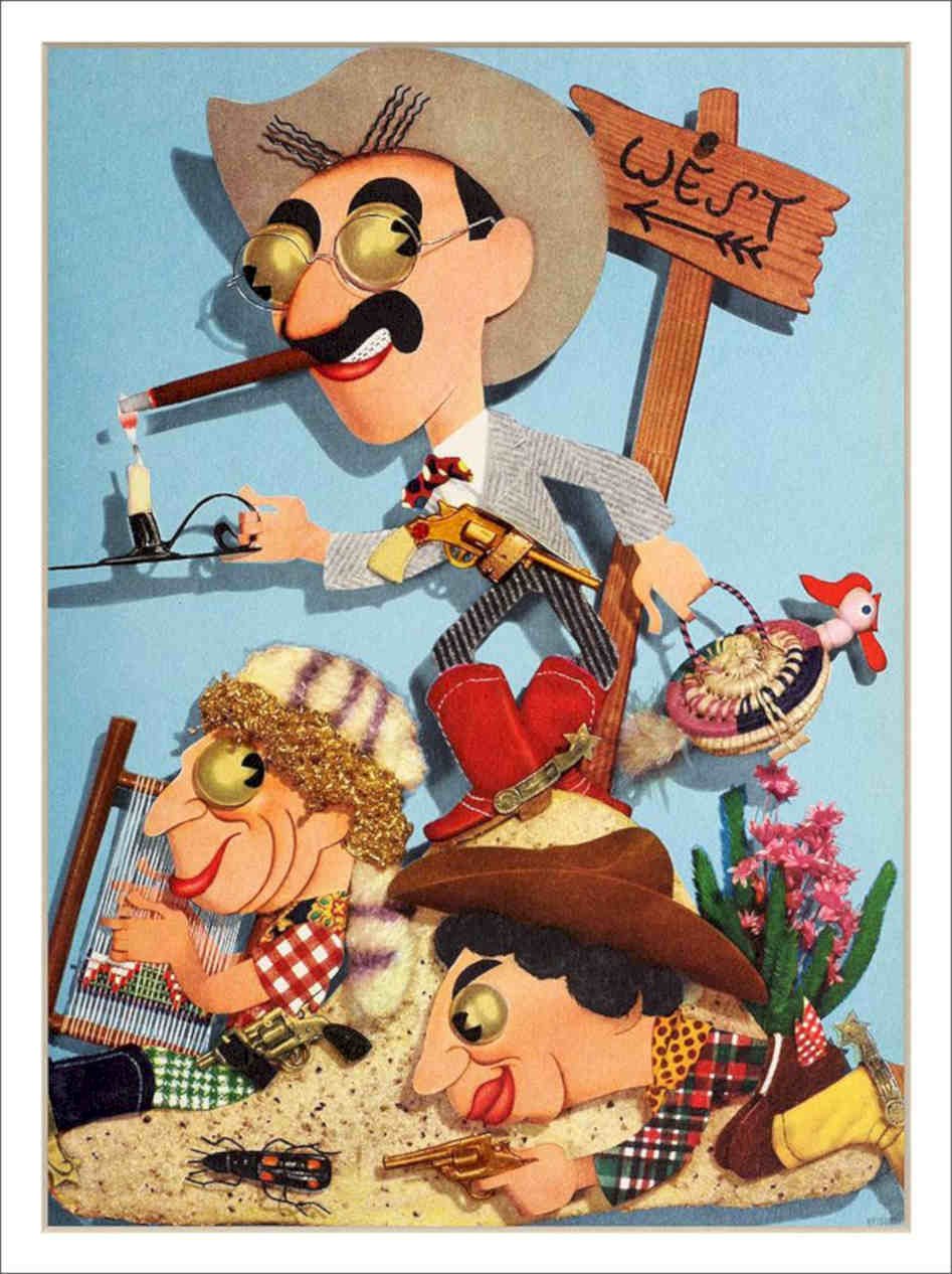 Marx Brothers Go West Vintage Retro Advert Poster A4 Photo Print