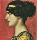 Mary As A Greek Franz Von Stuck Symbolism A4 Photo Print