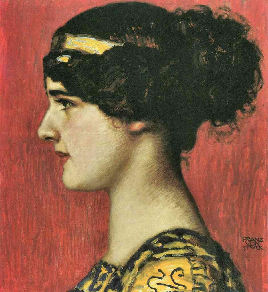 Mary As A Greek Franz Von Stuck Symbolism A4 Photo Print