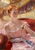 Mary Cassatt Woman with a Pearl Necklace A4 Photo Print