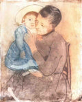 Mary Cassatt baby bill 1890 Art A4 Photo Print