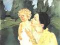 Mary Cassatt by the pond 1898 Art A4 Photo Print