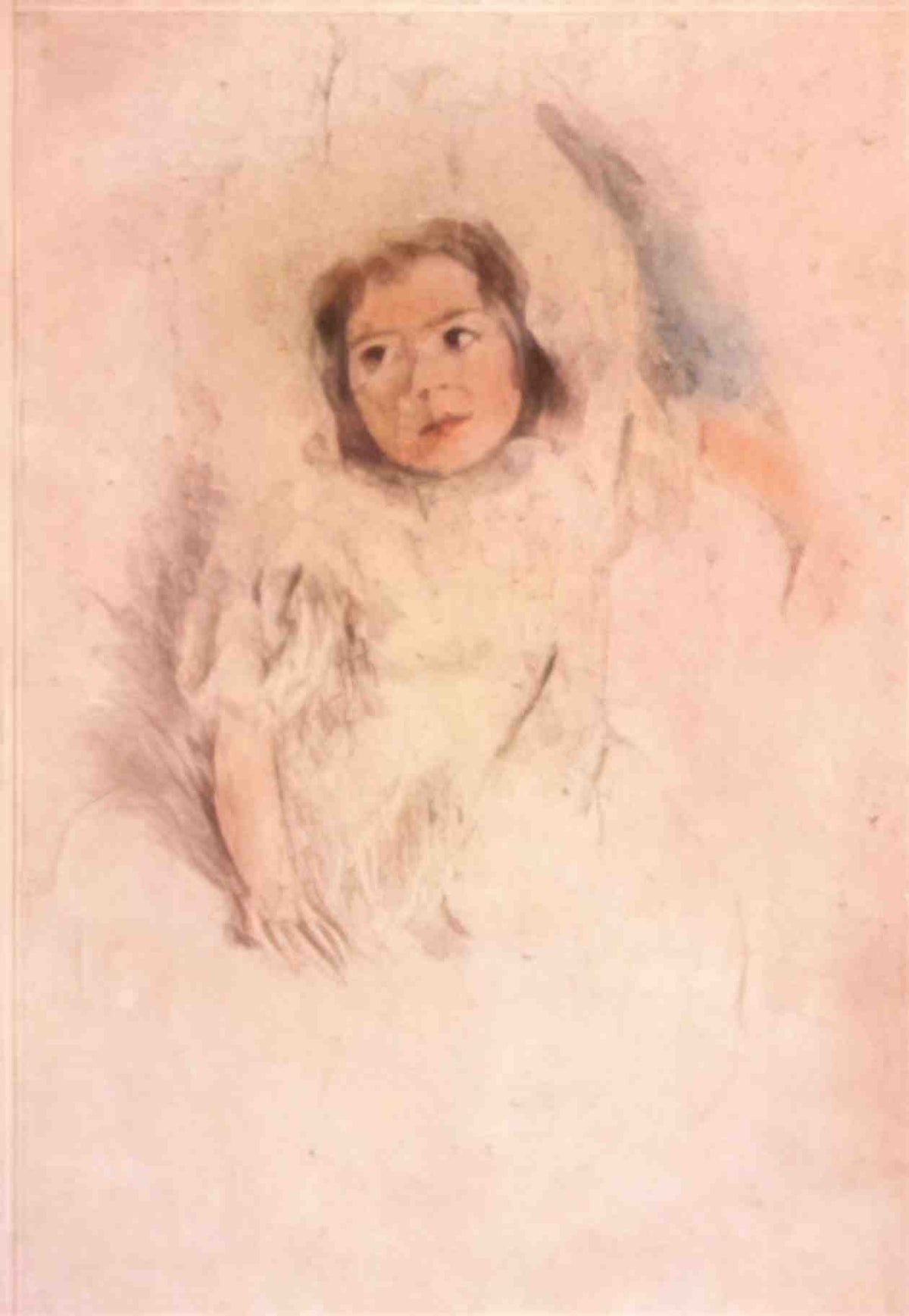 Mary Cassatt margot wearing a bonnet Art A4 Photo Print