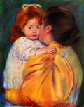 Mary Cassatt maternal kiss 1896 Art A4 Photo Print