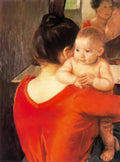 Mary Cassatt mother and child 1900 Art A4 Photo Print