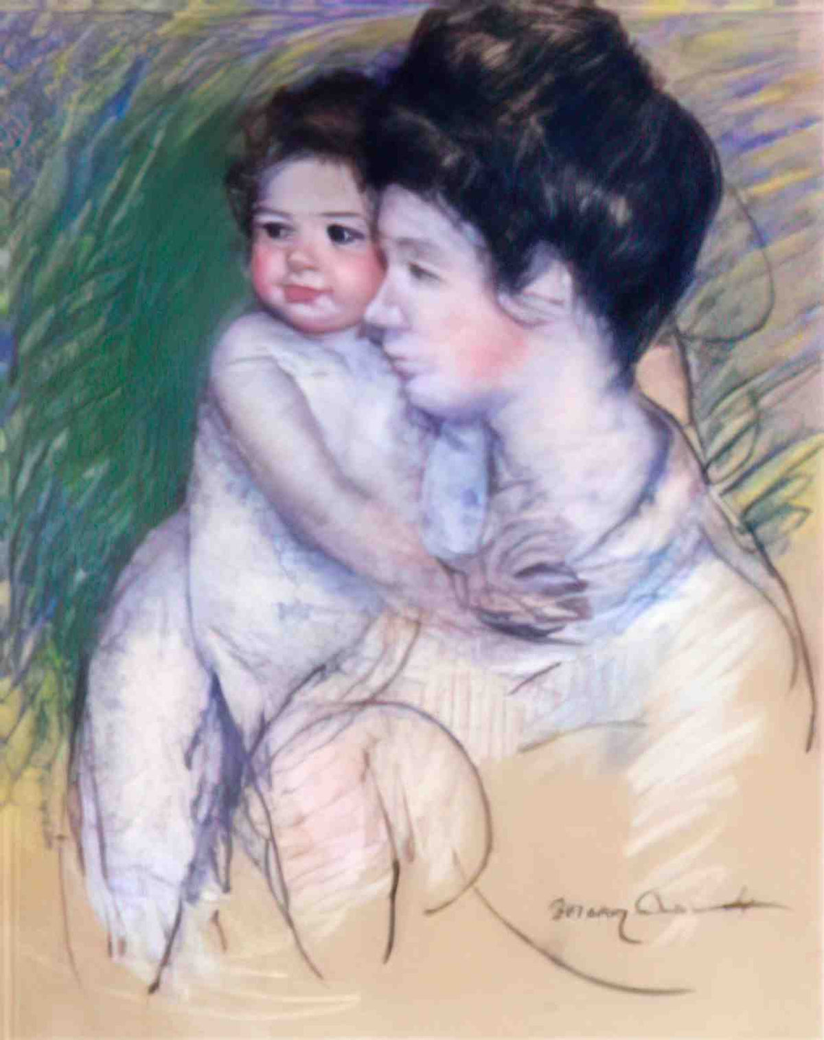Mary Cassatt motherhood Art A4 Photo Print
