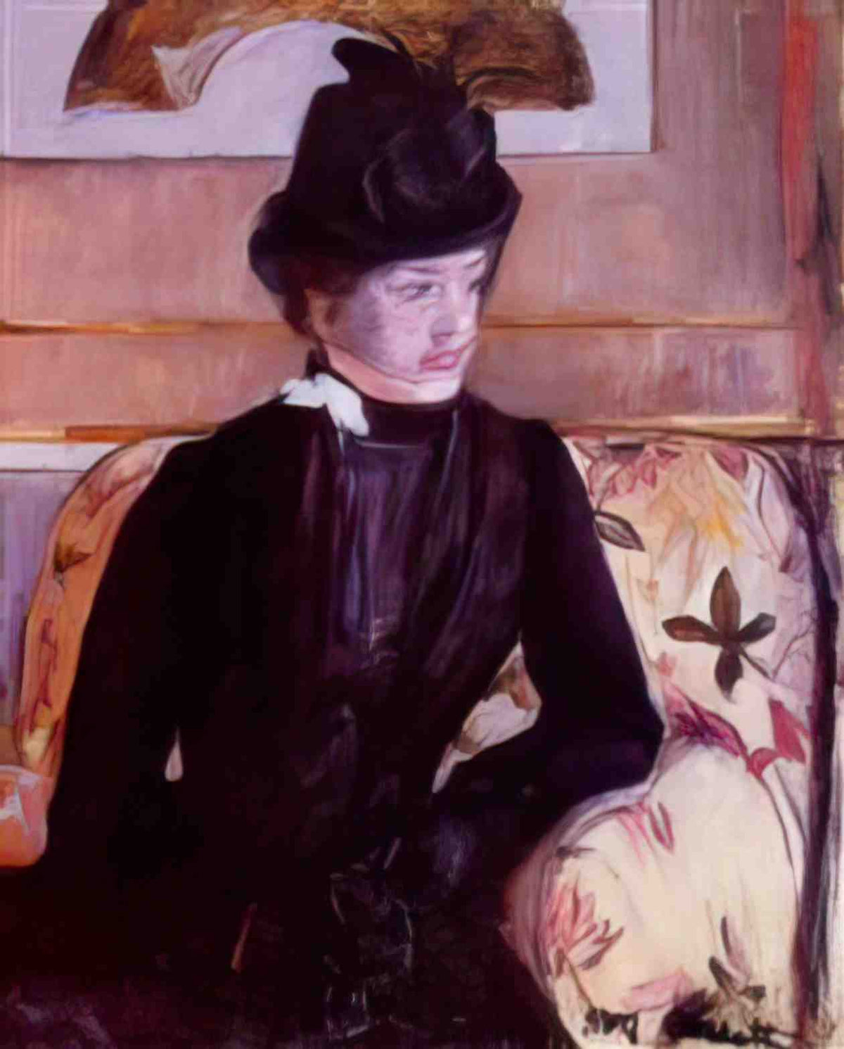 Mary Cassatt mrs gardner cassatt in black 1880 Art A4 Photo Print