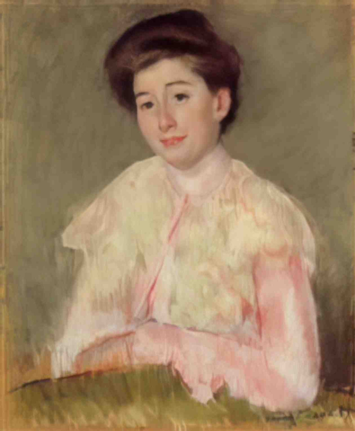 Mary Cassatt portrait of a lady Art A4 Photo Print