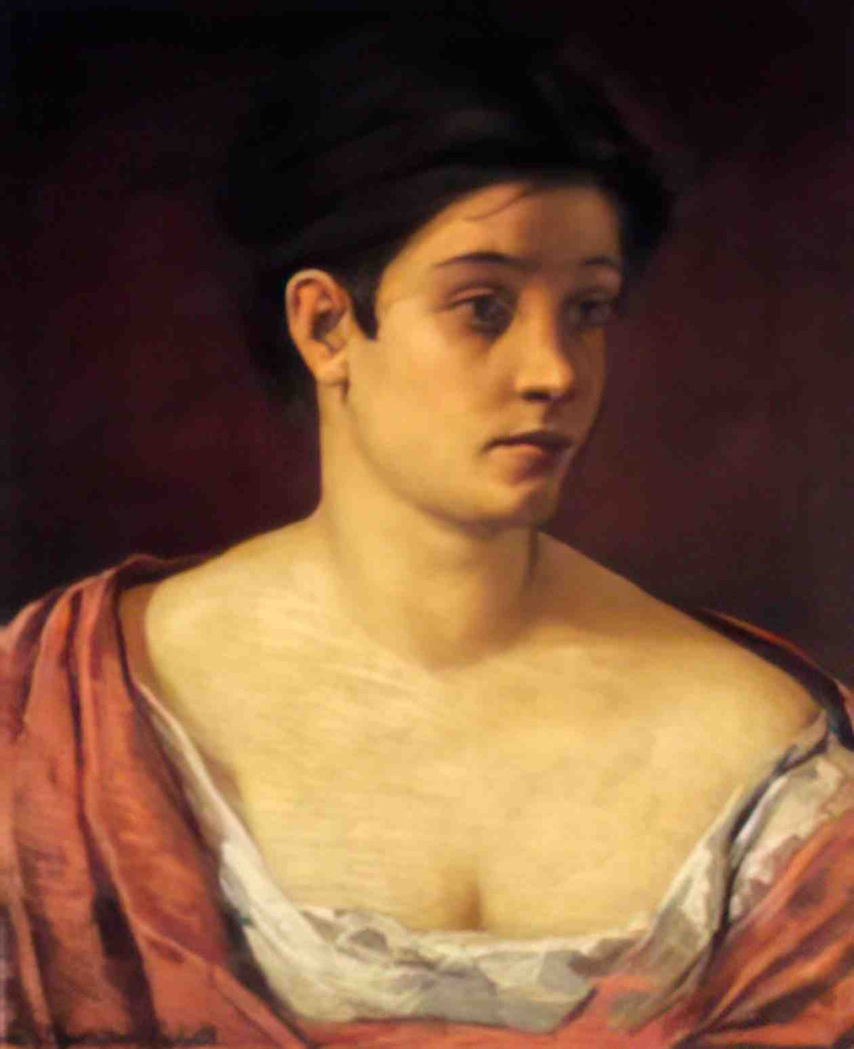 Mary Cassatt portrait of a woman 1872 Art A4 Photo Print